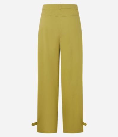 Pantalón Balloon en Sarga con Martingale en la Parte Baja 8