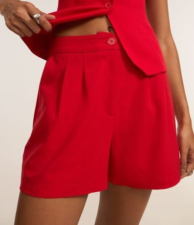 Short en Sastrería con Pliegues y Bolsillos 4