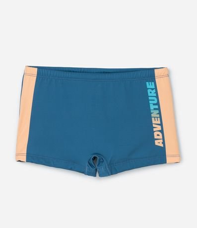 Sunga Boxer Infantil con Recorte Lateral - Talle 5 a 14 años