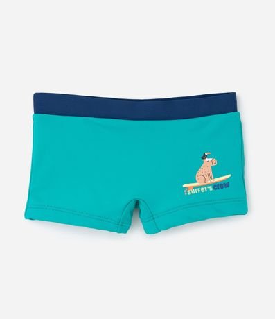 Sunga Boxer Infantil con Estampa Carpincho Surfista - Talle 2 a 4 años
