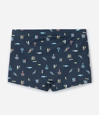 Sunga Infantil Boxer en Microfibra con Estampa de Mini Ícones Tropicales - Talle 5 a 14 años 4