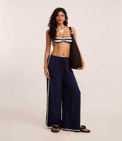 Salida de Playa Pantalón en Viscolino con Bies Contrastante