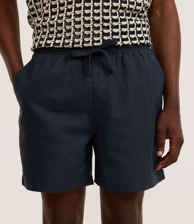 Bermuda en Algodón con Cintura Elástica y Bolsillos 2