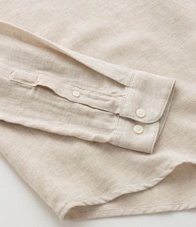 Camisa Ancha en Lino con Cuello Padre 10