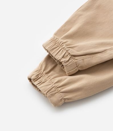 Pantalón Infantil en Sarga con Bolsillo Cargo - Talle 0 a 18 meses 6