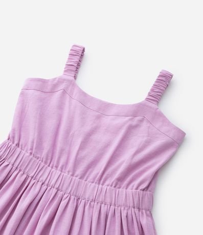 Vestido Infantil en Tricolina con lazo en la espalda - Talle 5 a 14 años 5