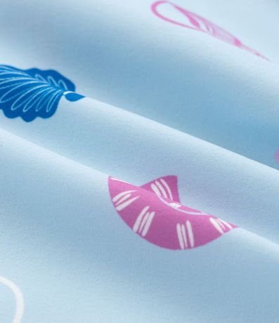 Short Infantil Runner en Microfibra Mini Ícones de Caracolas - Talle 5 a 14 años 3