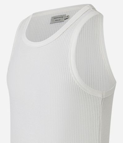 Musculosa Regular en Flamê con Textura 6