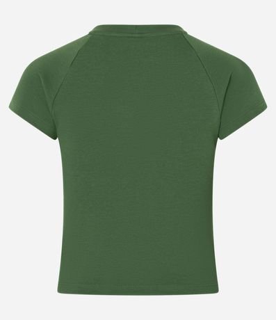 Blusa Corta en Suedine con Sisa Raglán 5