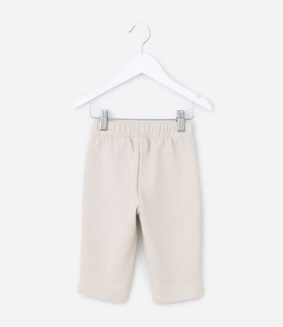 Pantalón Infantil con Botones Texturizada - Talle 0 a 18 meses 2
