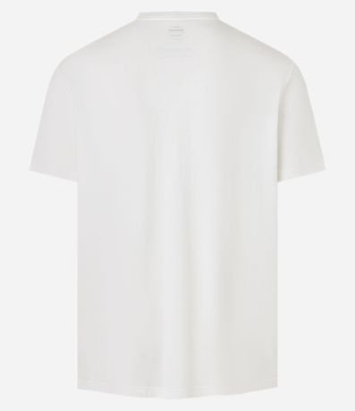 Remera Comfort en Algodón con Estampa de Brújula 7