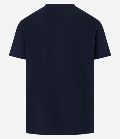 Remera Comfort en Algodón con Estampa de Brújula 5