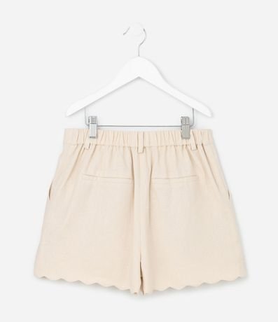 Short Sastre en Viscolino con Bajo Nube - Talle 5 a 14 años 2