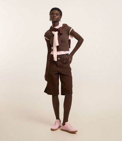 Blusa Básica Justa y Alargada en Rib 2