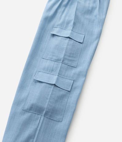 Pantalón Infantil Recto con Bolsillo Cargo - Talle 5 a 14 años 7
