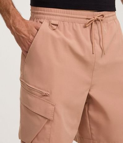 Bermuda Baggy con Bolsillo Cargo con Cremallera 3