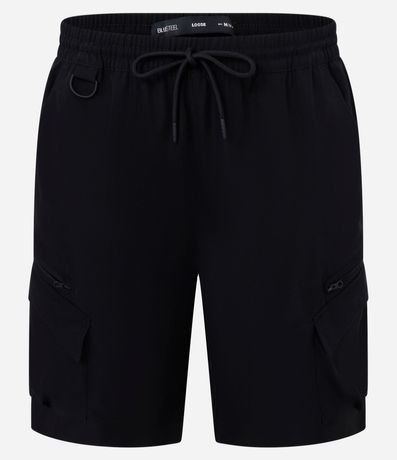 Bermuda Baggy con Bolsillo Cargo con Cremallera 5