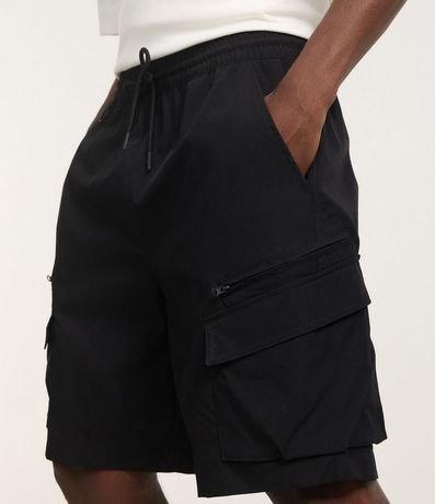Bermuda Baggy con Bolsillo Cargo con Cremallera 3