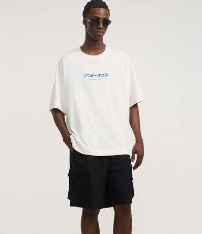 Bermuda Baggy con Bolsillo Cargo con Cremallera 4