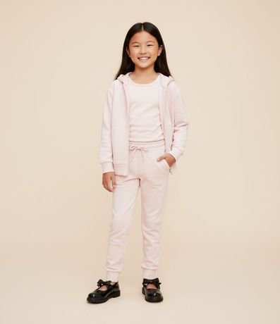 Pantalón Jogger Infantil en Modal Básica - Talle 5 a 14 años