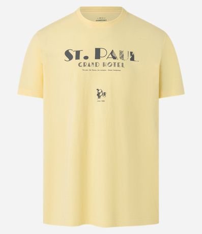 Remera Comfort en Algodón con estampa Lettering