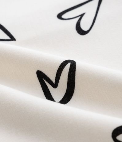 Saco Infantil con Cremallera y Estampa de Corazones – Talle 5 a 14 años 3