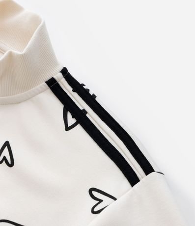 Saco Infantil con Cremallera y Estampa de Corazones – Talle 5 a 14 años 4