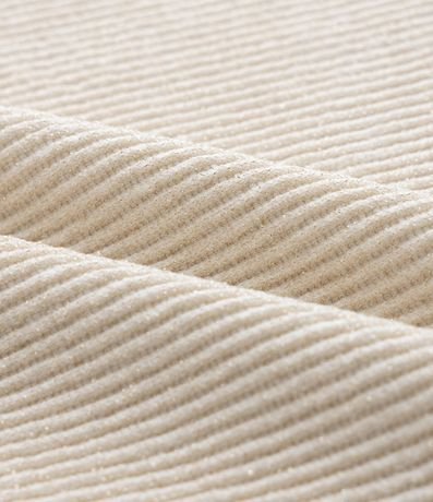 Musculosa Infantil Seamless con Brillos y Acanalada - Talle 5 a 14 años