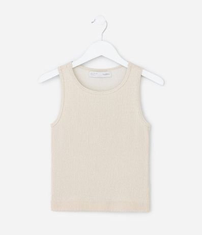 Musculosa Infantil Seamless con Brillos y Acanalada - Talle 5 a 14 años 5