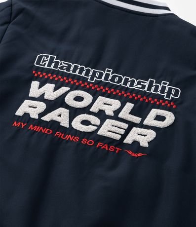 Campera Bomber Infantil con Recortes Contrastante - Talle 5 a 14 años 9