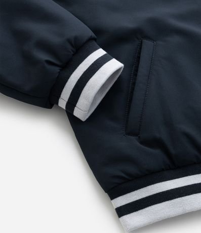 Campera Bomber Infantil con Recortes Contrastante - Talle 5 a 14 años 7