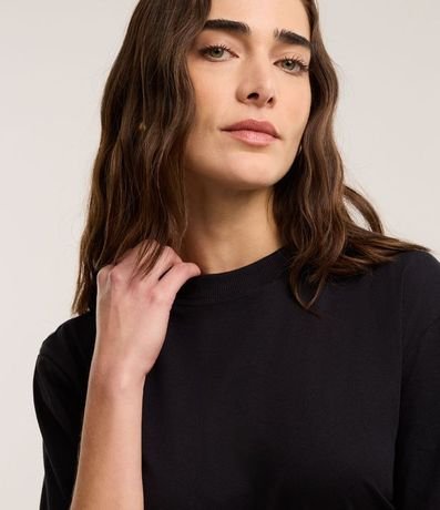 Remera en Algodón con Cuello Redondo 3