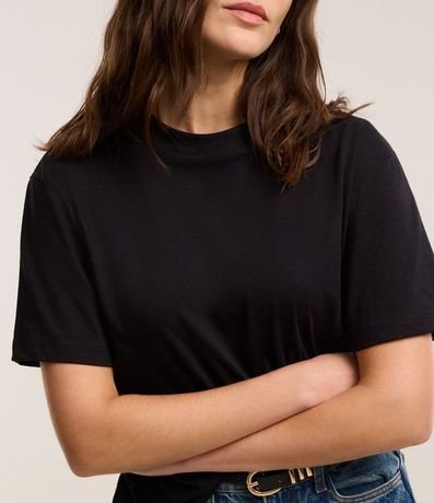 Remera en Algodón con Cuello Redondo 4