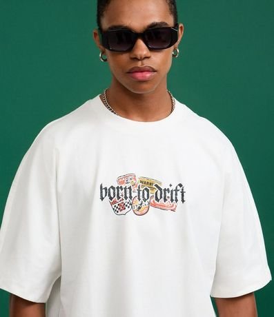 Remera Oversized en Algodón con Estamoa Frente y espalda Adrenaline 5