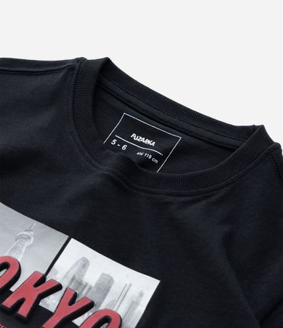 Remera Infantil con Estampa Relieve Tokyo - Talle 5 a 14 años 6
