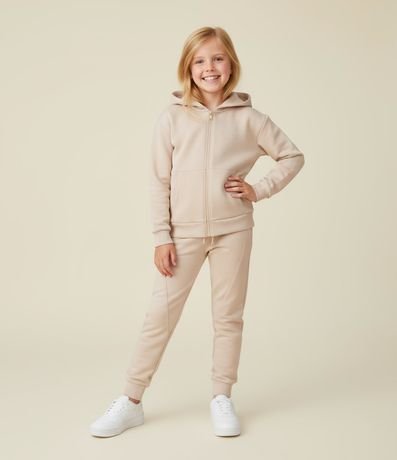 Pantalón Jogger Infantil en Modal Básica - Talle 5 a 14 años 2