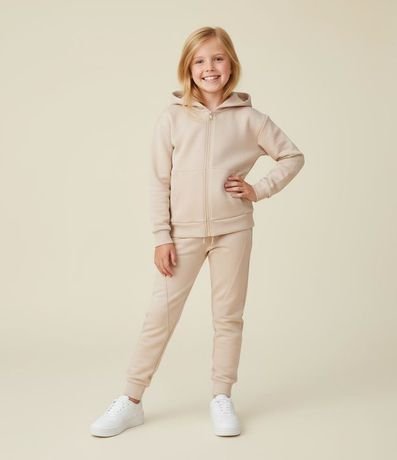 Pantalón Jogger Infantil en Modal Básica - Talle 5 a 14 años