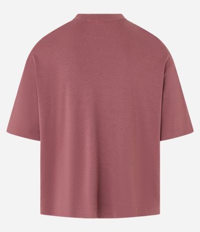 Remera Boxy en Algodón con Estampa Lettering 7