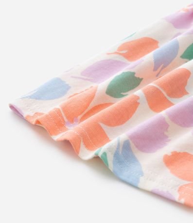 Vestido Infantil con Estampa Floral - Talle 5 a 14 años 4