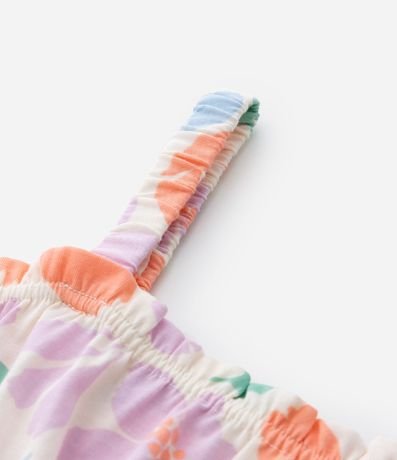 Vestido Infantil con Estampa Floral - Talle 5 a 14 años 5