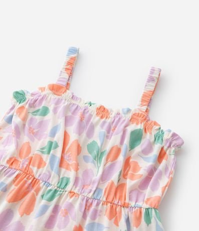 Vestido Infantil con Estampa Floral - Talle 5 a 14 años 6