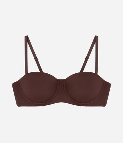Soutien sin Bretel en Microfibra con Copa Hueca Estructurado 6