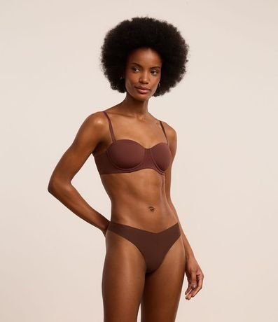 Soutien sin Bretel en Microfibra con Copa Hueca Estructurado 2