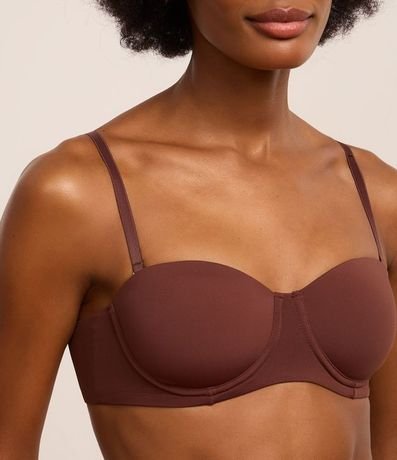 Soutien sin Bretel en Microfibra con Copa Hueca Estructurado 3