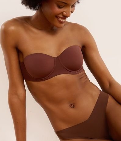 Soutien sin Bretel en Microfibra con Copa Hueca Estructurado 4