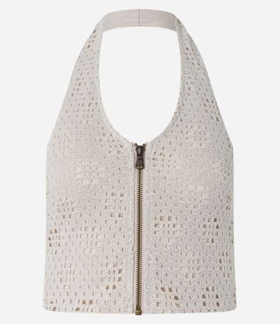 Blusa Texturizada Frente Única en Laise 4