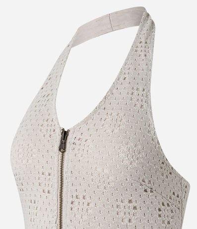 Blusa Texturizada Frente Única en Laise 5