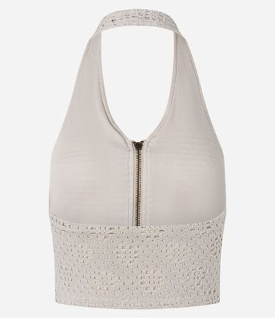 Blusa Texturizada Frente Única en Laise 7