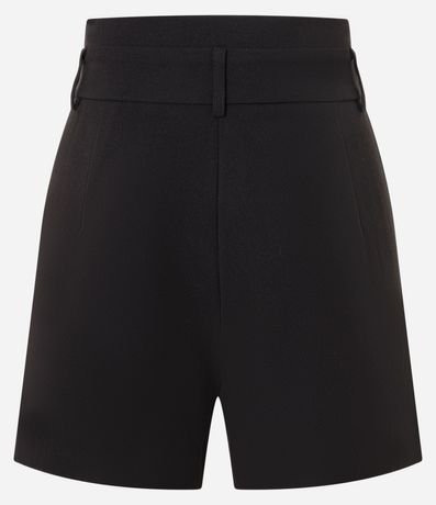 Short Recto Sastre con Cintura Alta y Medio Cinturón Delantero 2