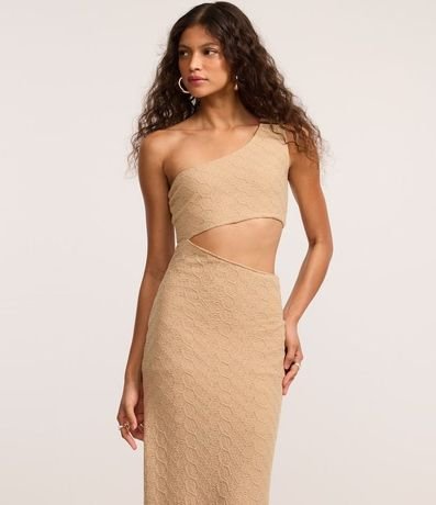 Vestido New Midi con Hombro Único y Recorte 2